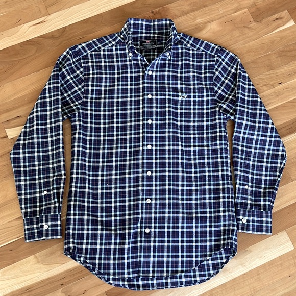 New Vineyard Vines flannel shirt - Picture 1 of 5
